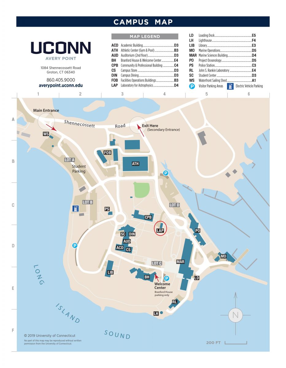 University Of Connecticut Storrs Campus Map Storrs